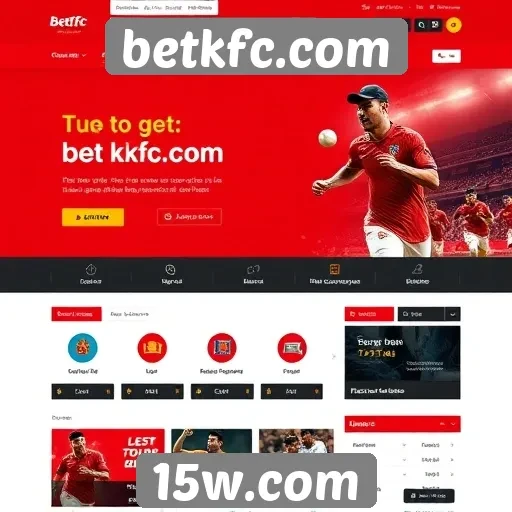 Interface e usabilidade do site betkfc.com